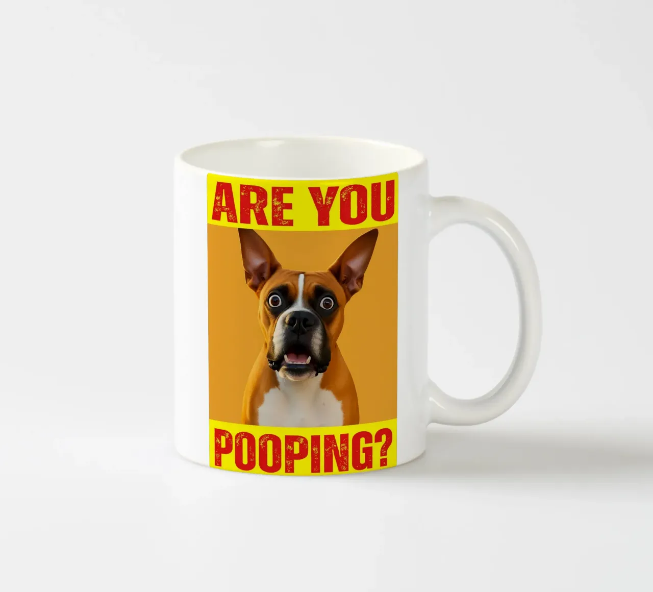 cane stai facendo la cacca nei gabinetti tazza in ceramica da Nayara