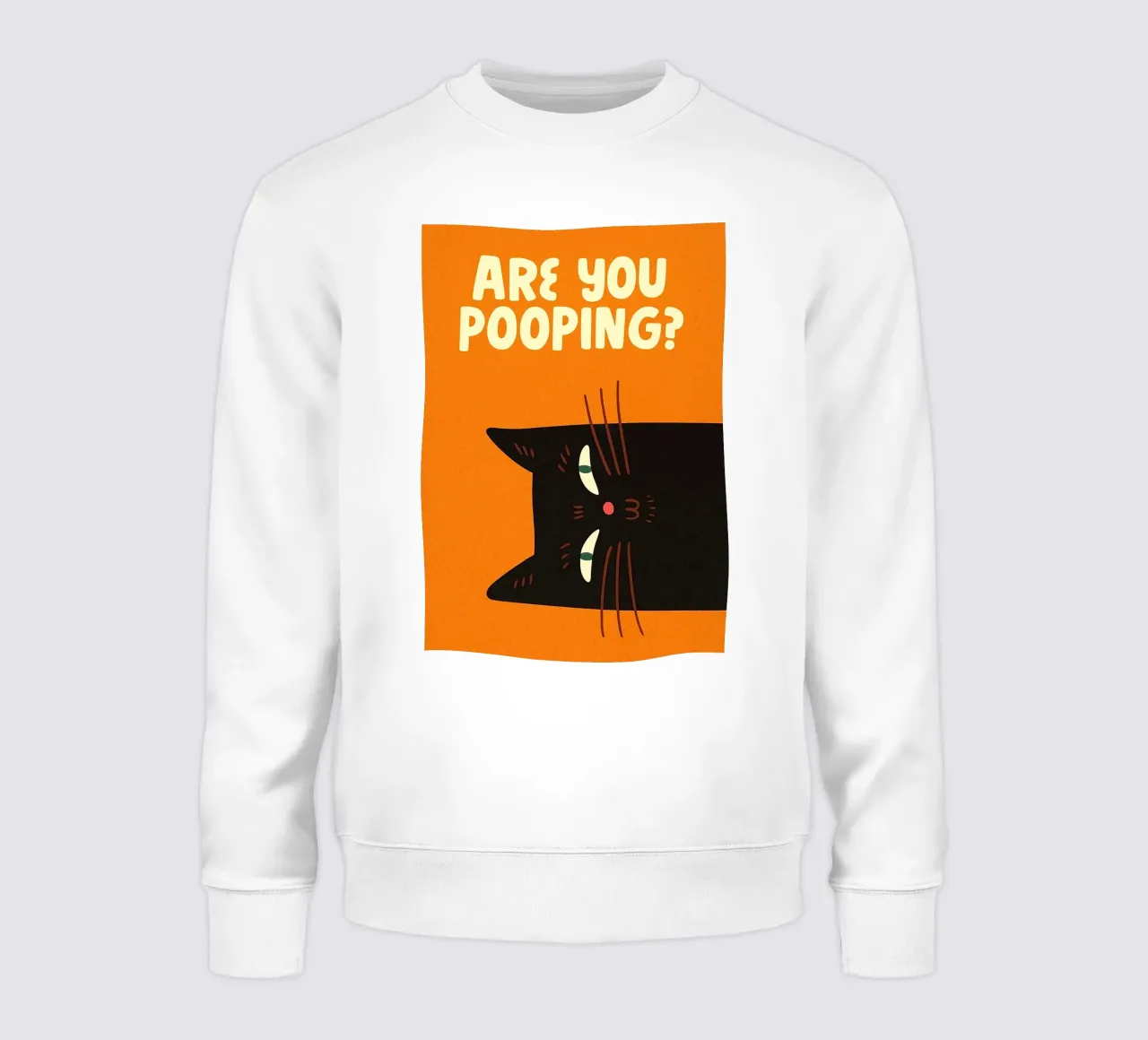 funny cat are you pooping funny bathroom sudadera de Nayara
