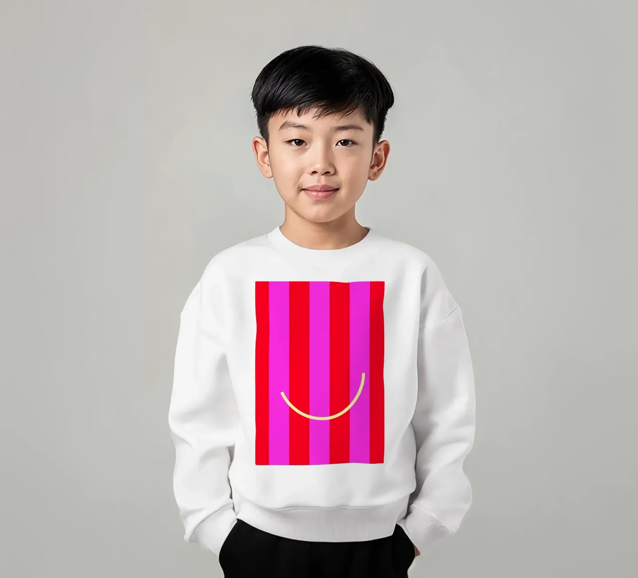 smile. felpa bambino da FRICKE DESIGN
