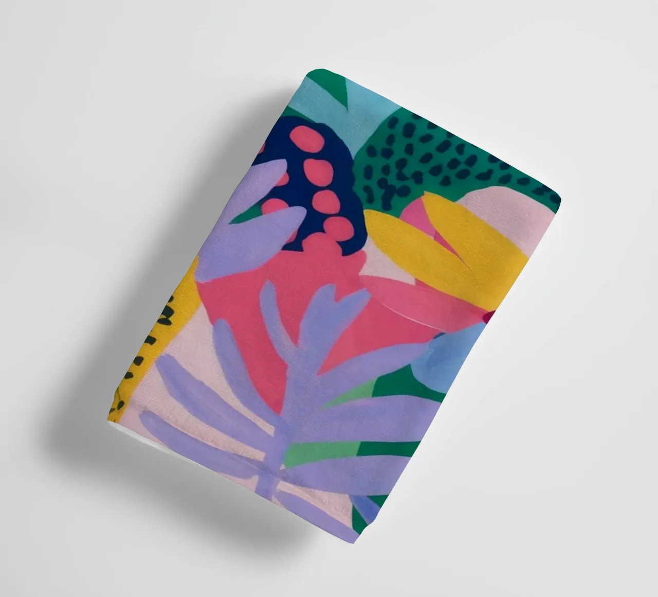 Tropical Bloom Confetti towel by Pake Nebula