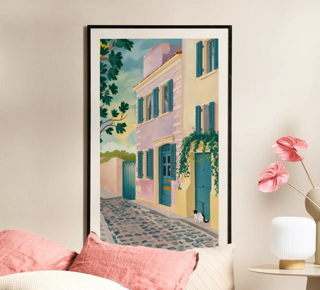Cobblestone Lane Verdure carta hahnemühle da Pake Nebula