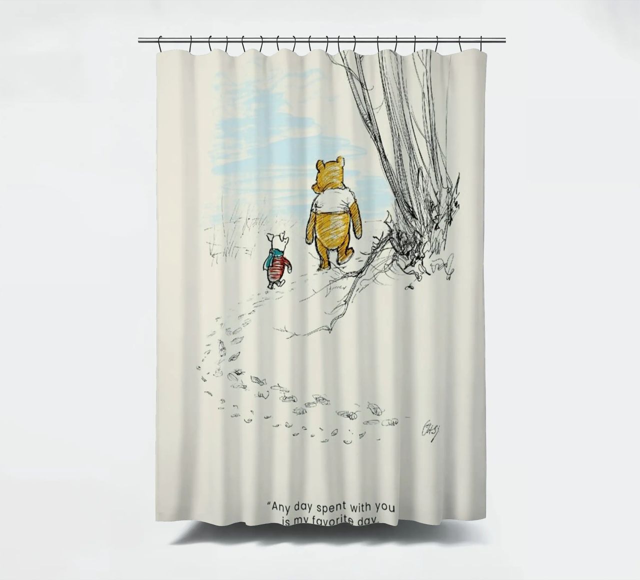 Favourite Day Duschvorhang von Vintage by JUNIQE