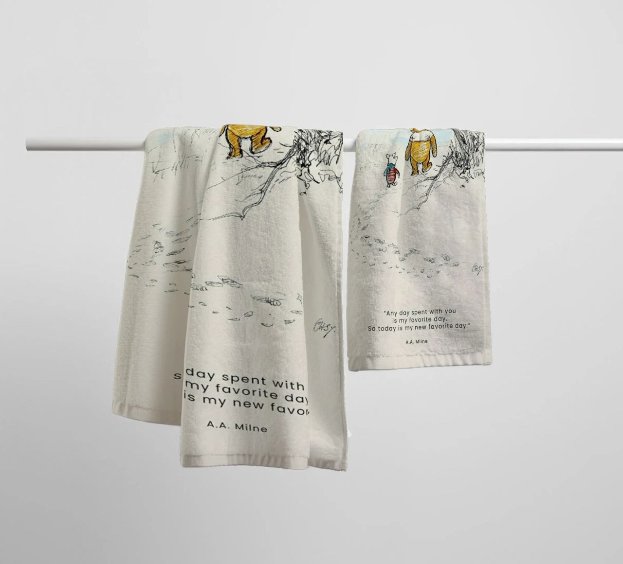 Favourite Day towel by Vintage by JUNIQE
