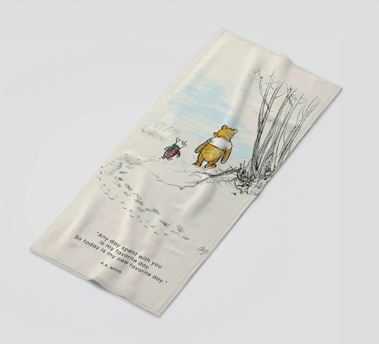 Favourite Day beach towel by Vintage by JUNIQE