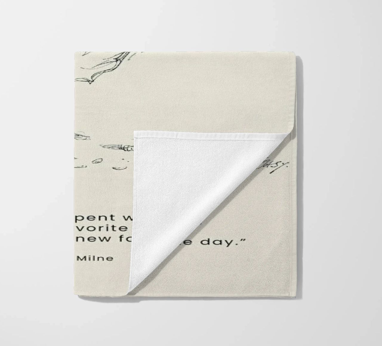 Favourite Day beach towel by Vintage by JUNIQE
