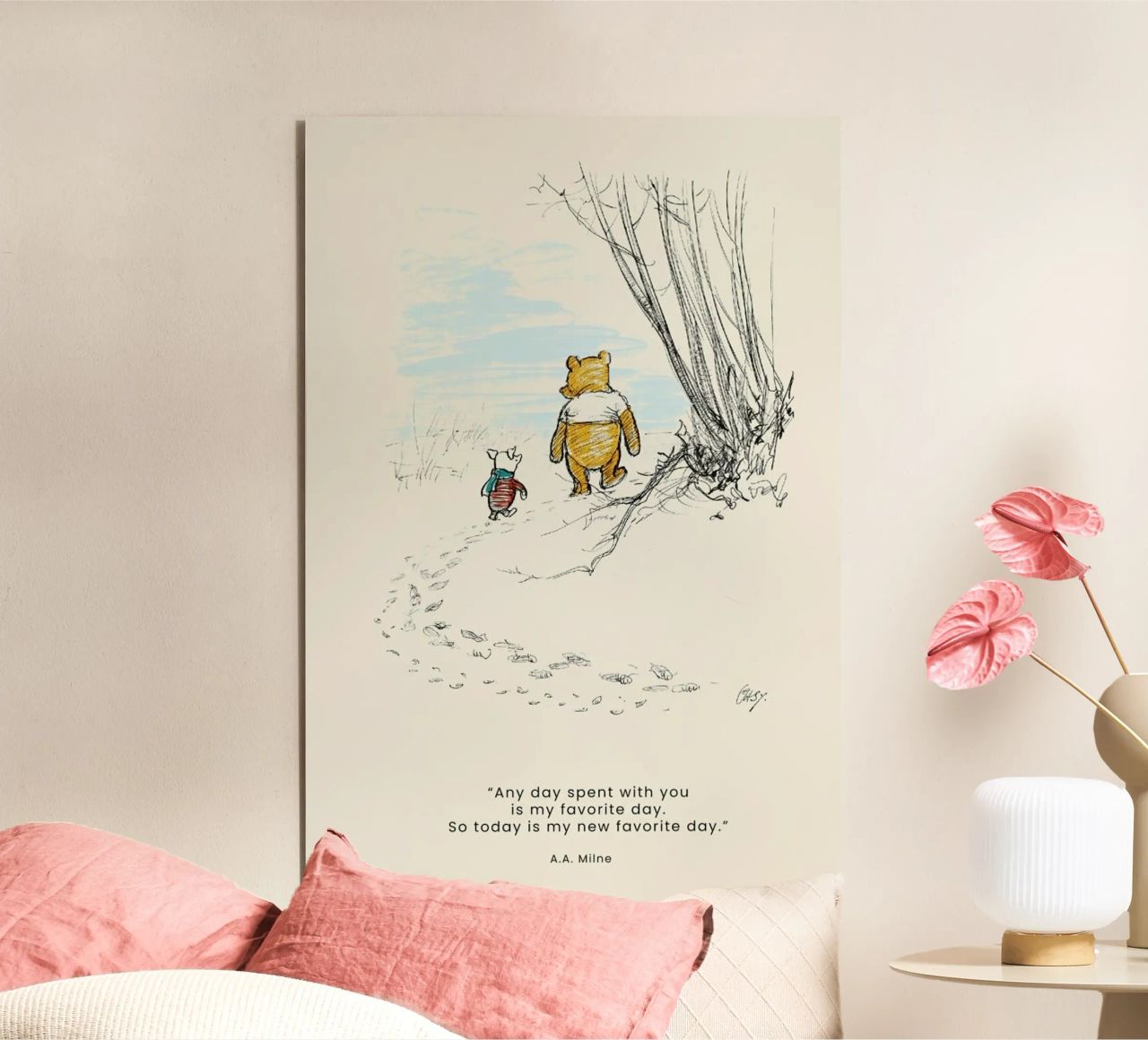 Favourite Day alluminio dibond da Vintage by JUNIQE
