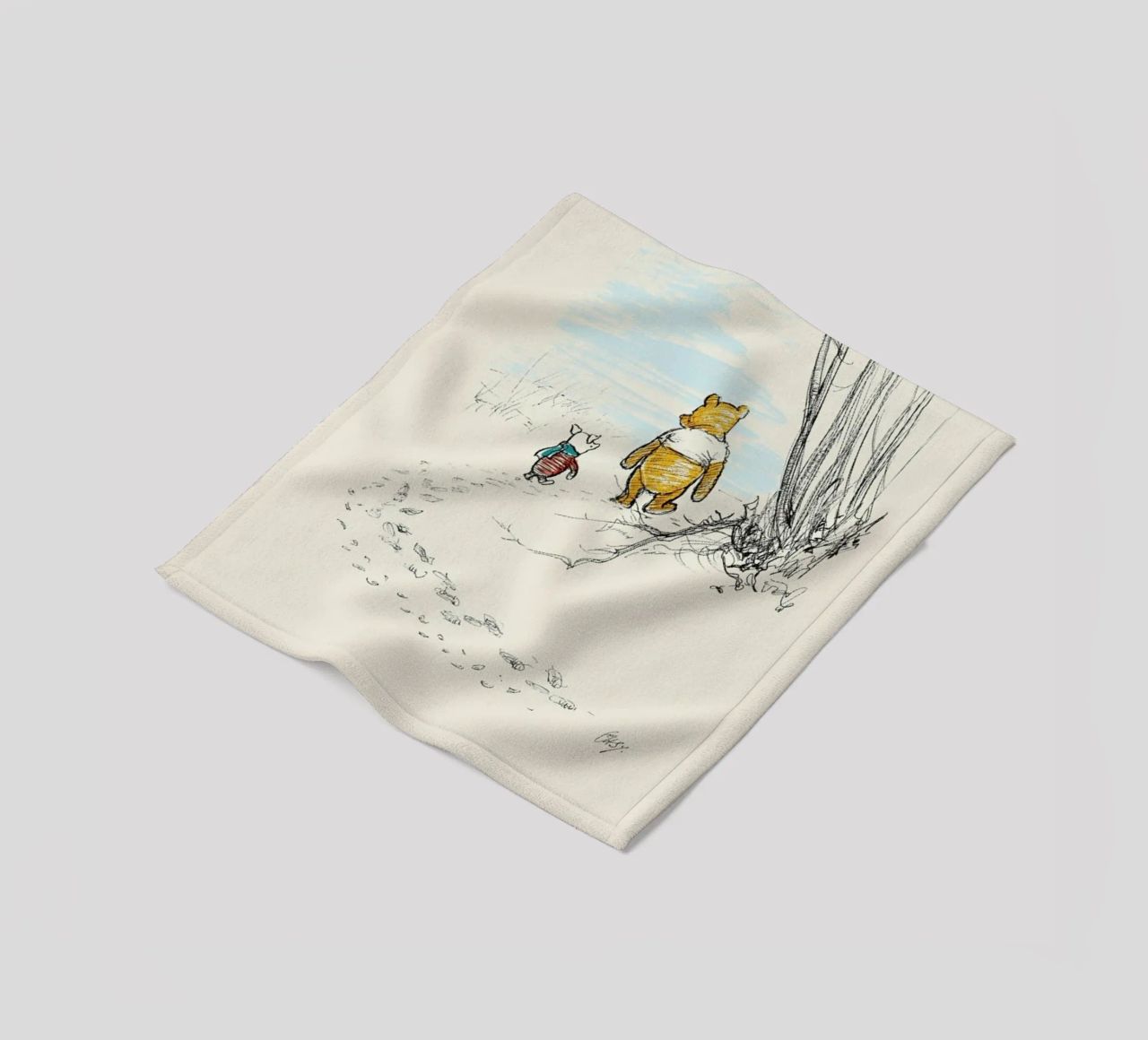 Favourite Day fleece blanket by Vintage by JUNIQE