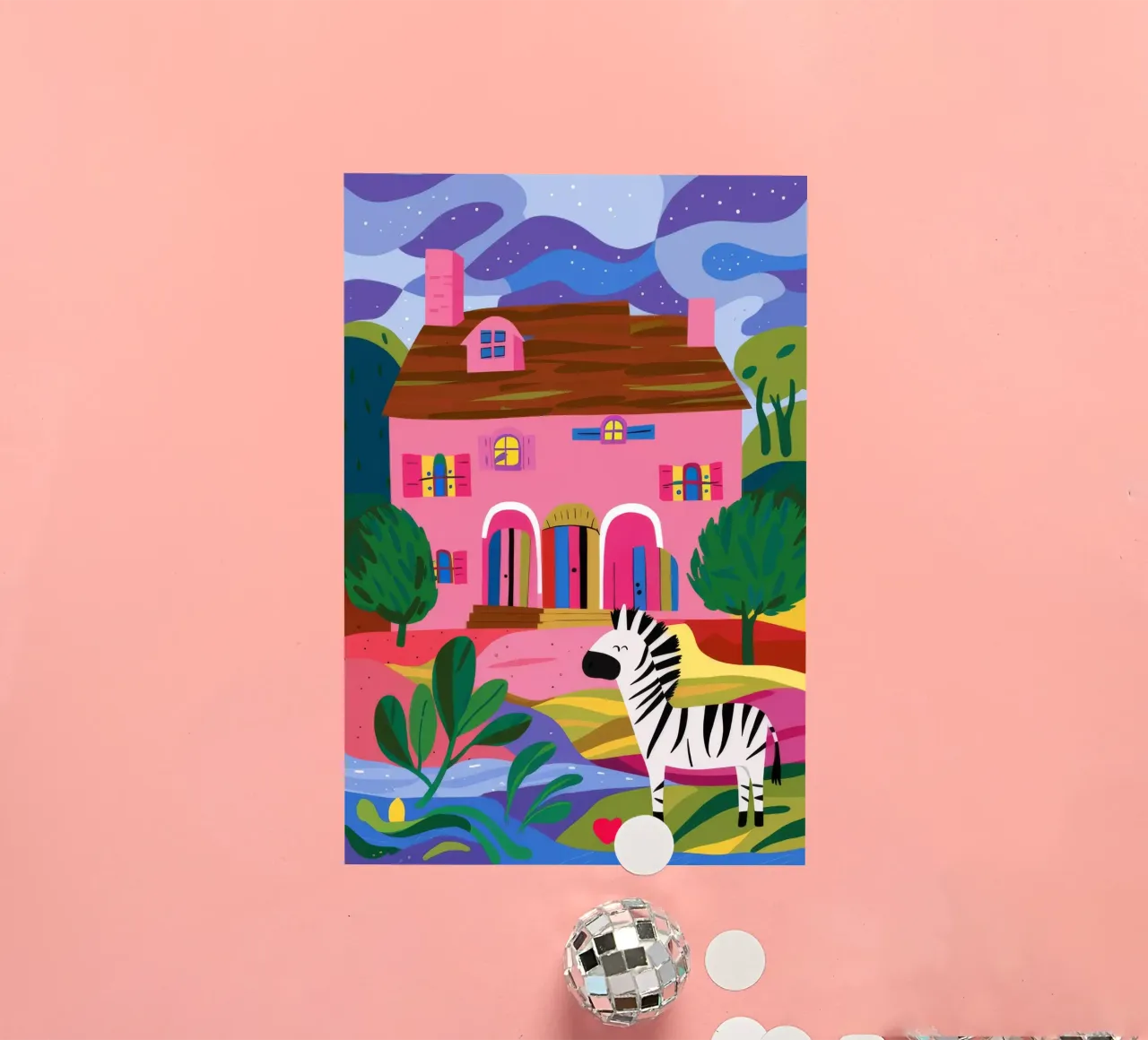 Zebra Hills Fantasy sticker by Pake Nebula