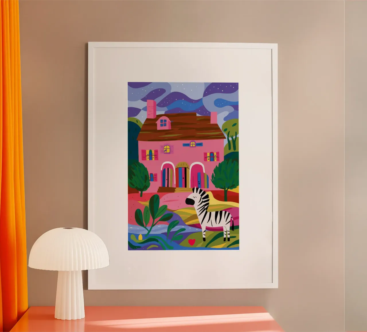 Zebra Hills Fantasy hahnemühle by Pake Nebula