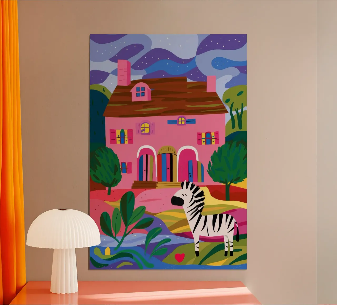 Zebra Hills Fantasy hahnemühle by Pake Nebula
