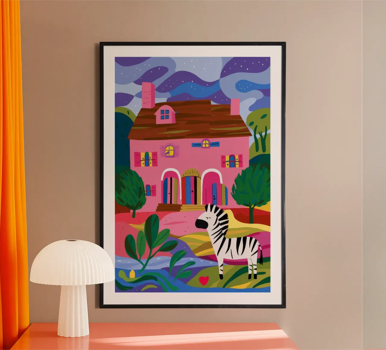 Zebra Hills Fantasy hahnemühle by Pake Nebula
