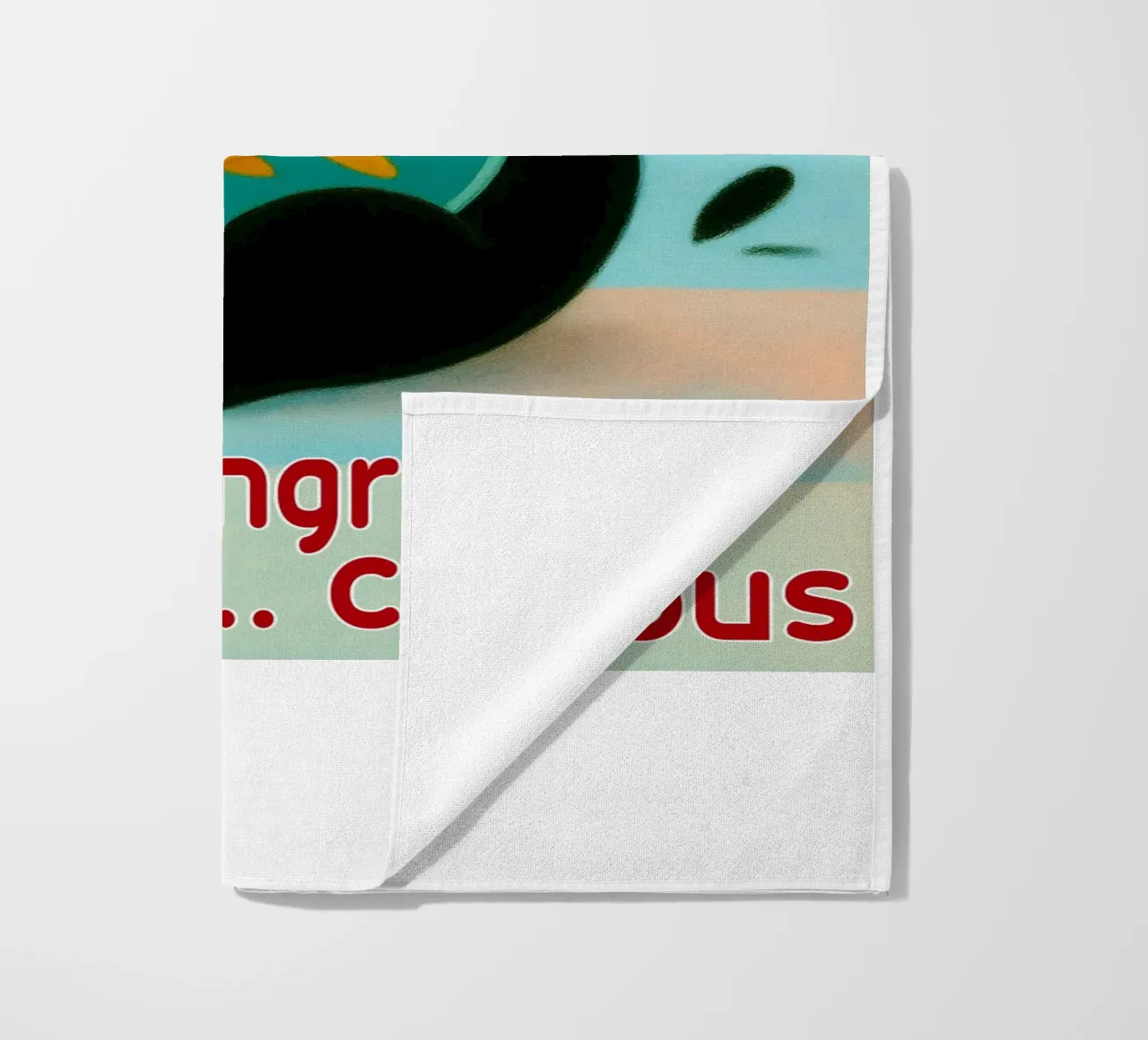 funny cat im not hungry just curios beach towel by Nayara