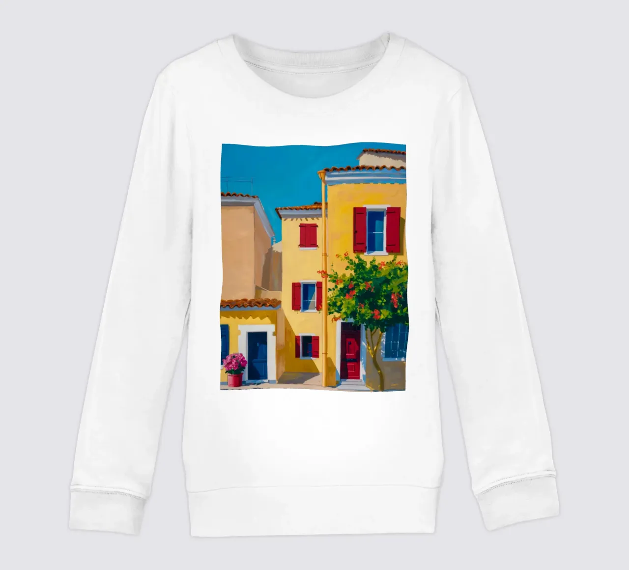 Canal Side Repose kids sweatshirt by Pake Nebula