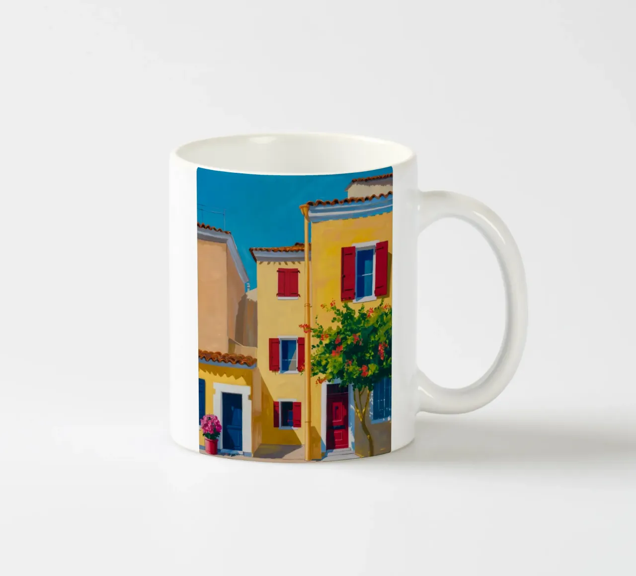 Canal Side Repose ceramic mug by Pake Nebula