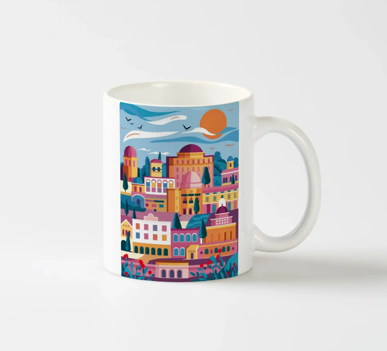 Alba Cittadella Fioritura tazza in ceramica da Pake Nebula