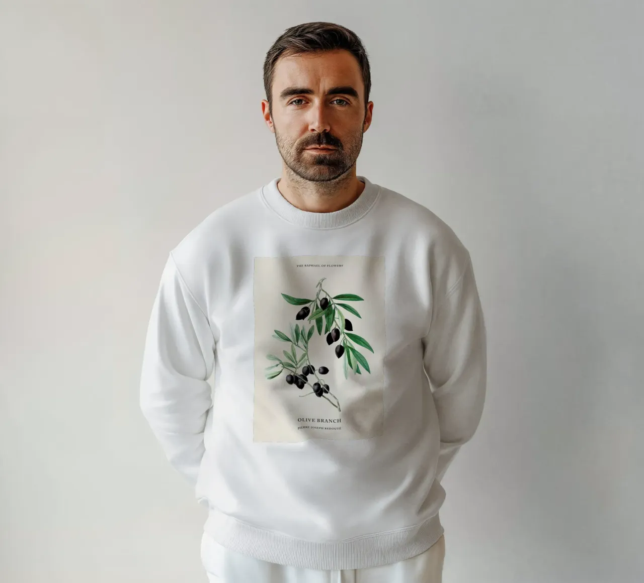 Pierre-Joseph Redouté - Olive Branch felpa da Vintage by JUNIQE