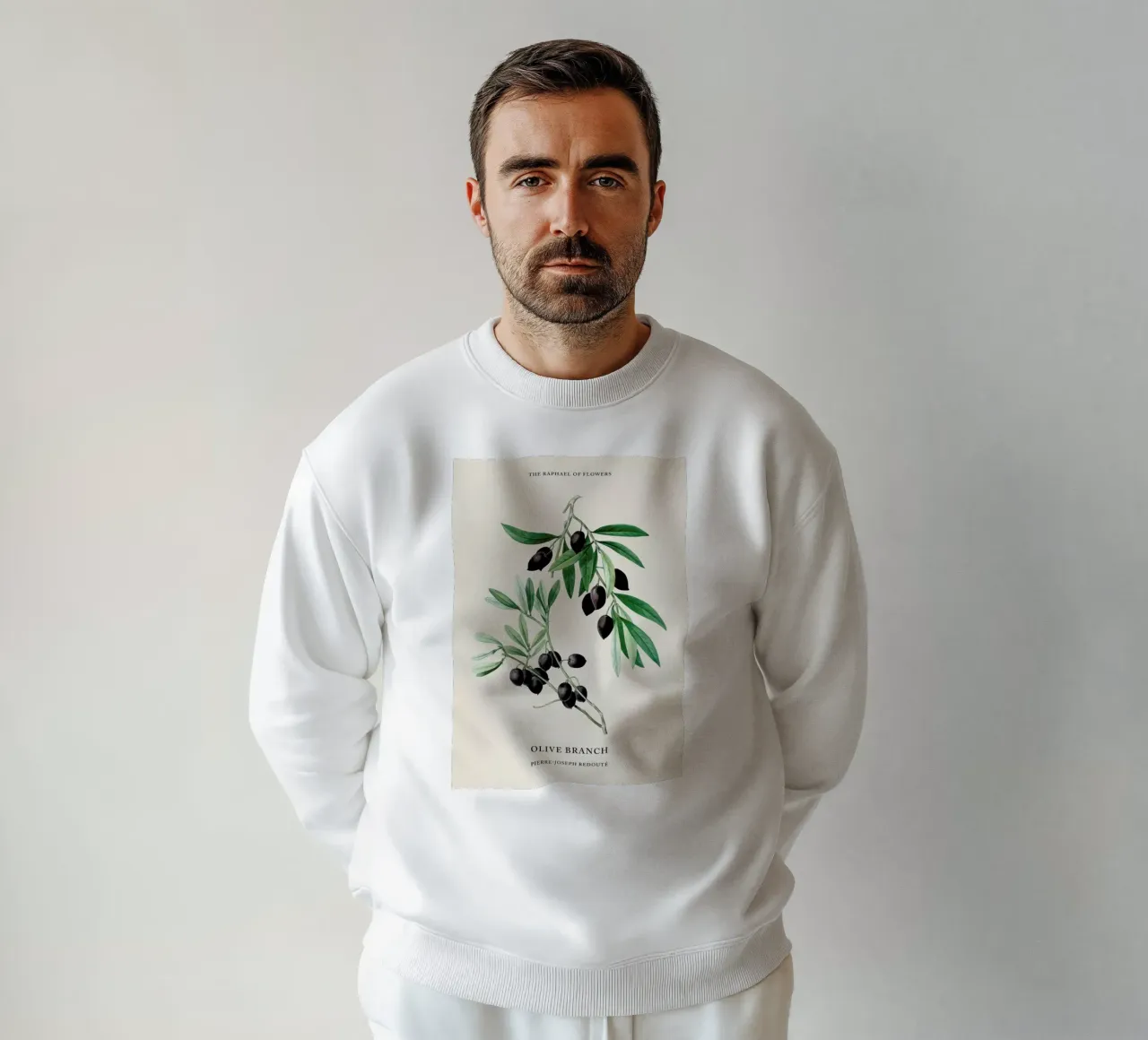 Pierre-Joseph Redouté - Olive Branch felpa da Vintage by JUNIQE