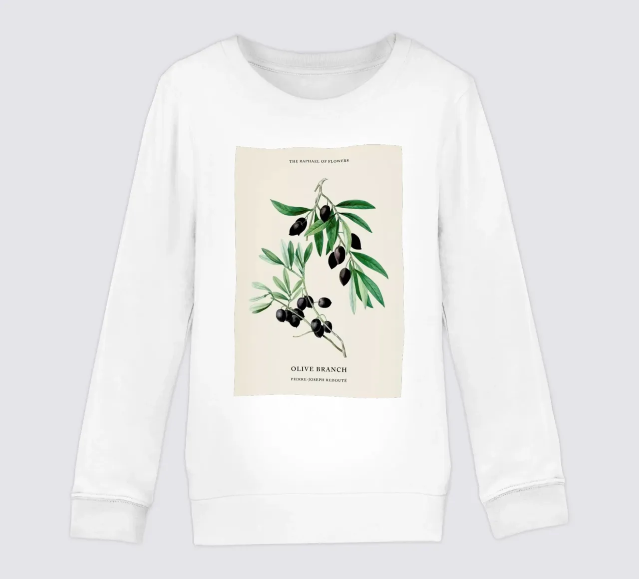 Pierre-Joseph Redouté - Olive Branch felpa bambino da Vintage by JUNIQE