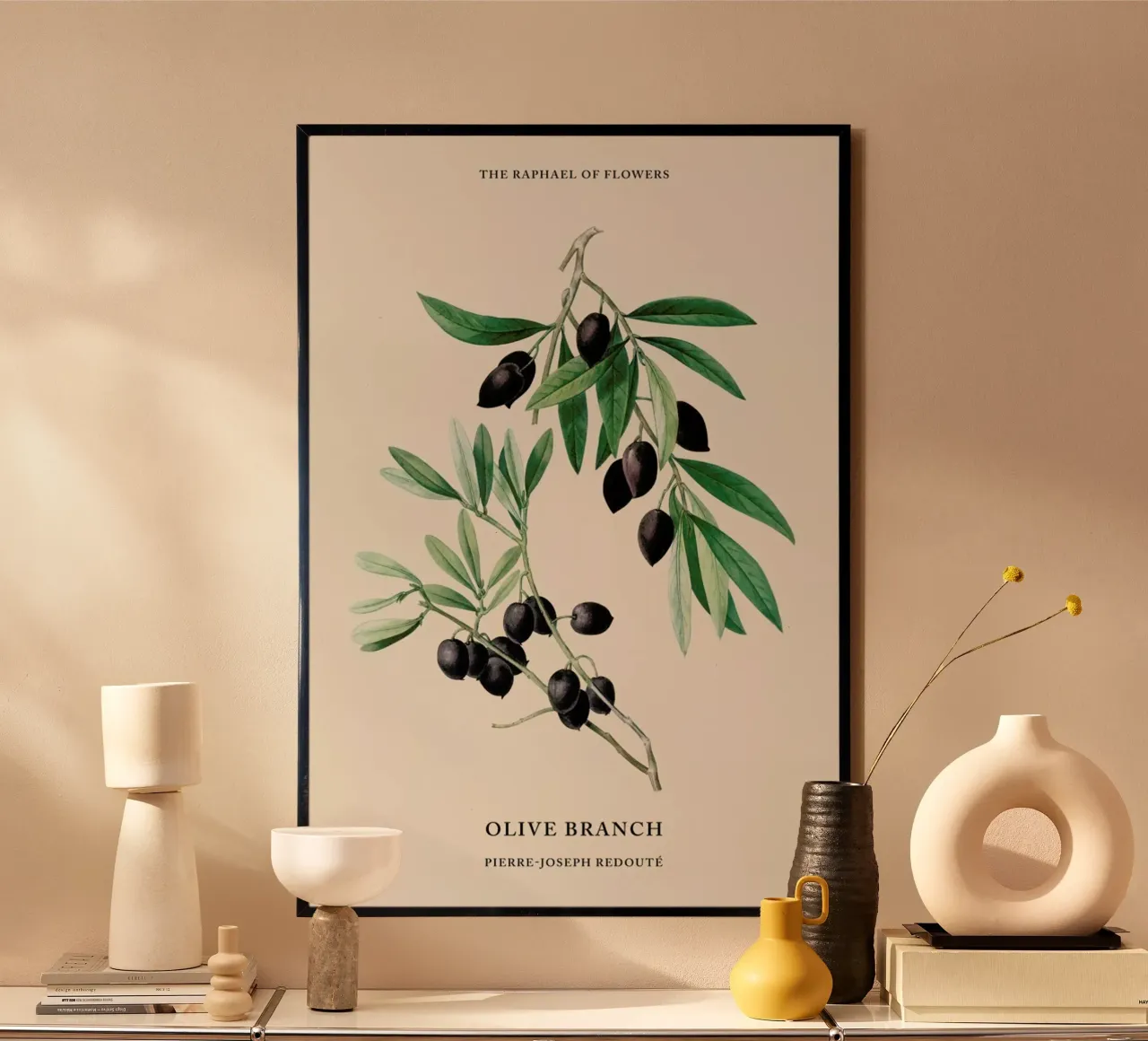 Pierre-Joseph Redouté - Olive Branch poster by Vintage by JUNIQE