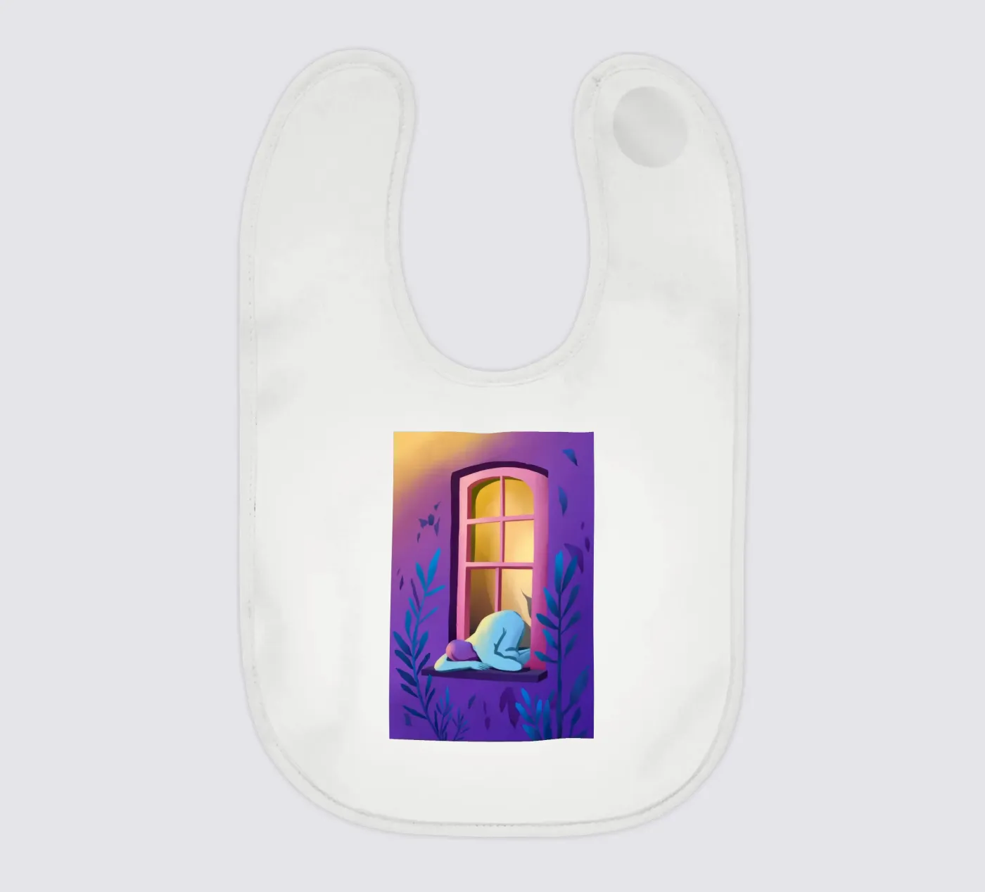 Window Watcher Dusk Babylätzchen von Pake Nebula