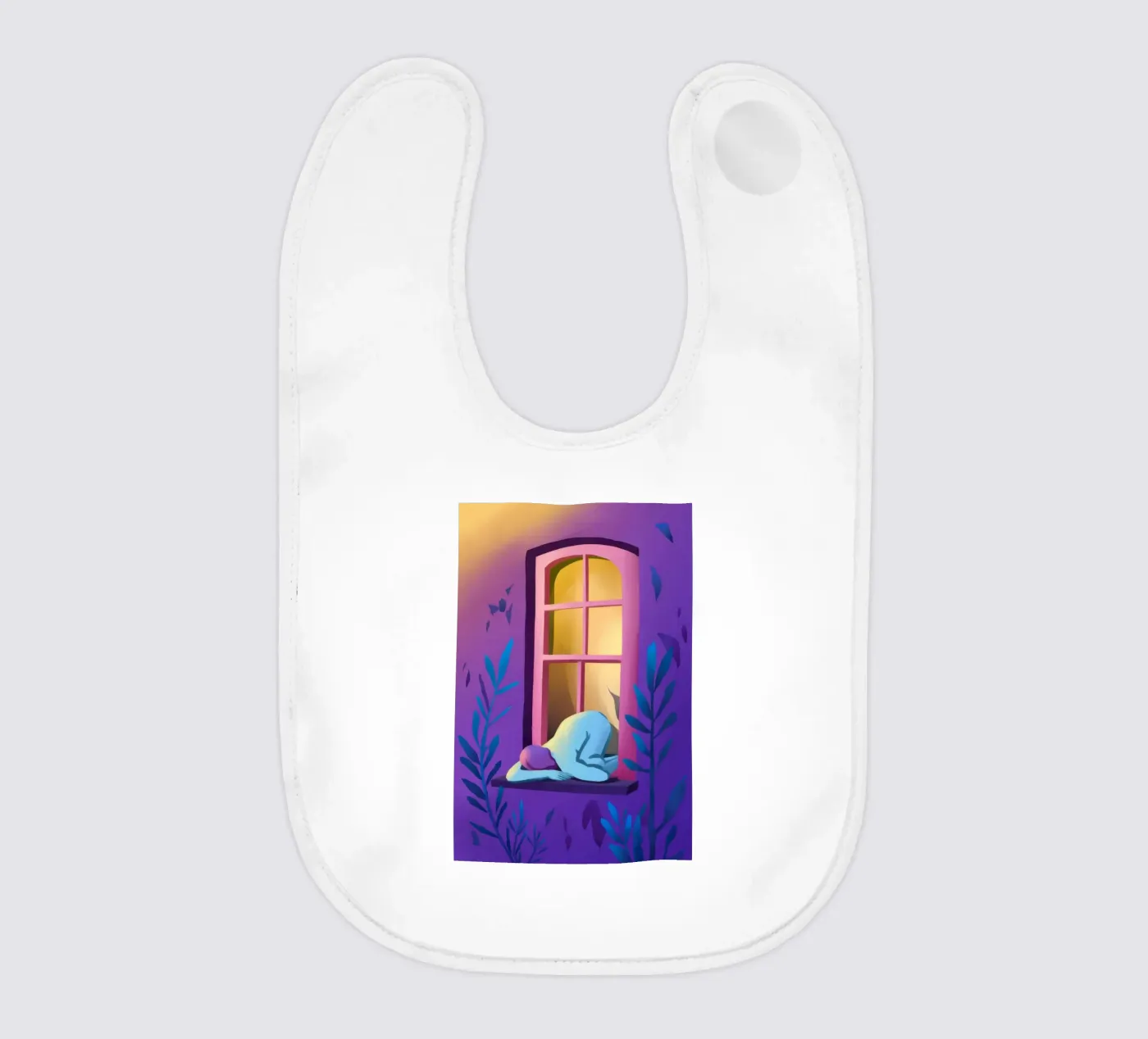 Window Watcher Dusk Babylätzchen von Pake Nebula