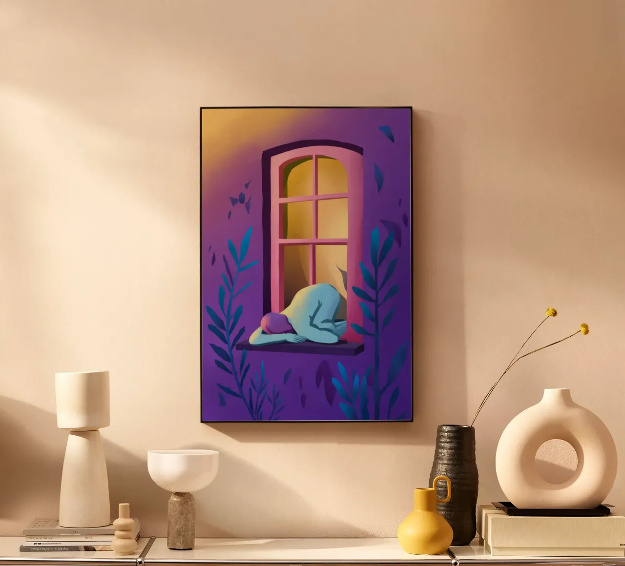 Osservatore di finestre al crepuscolo plexiglass da Pake Nebula