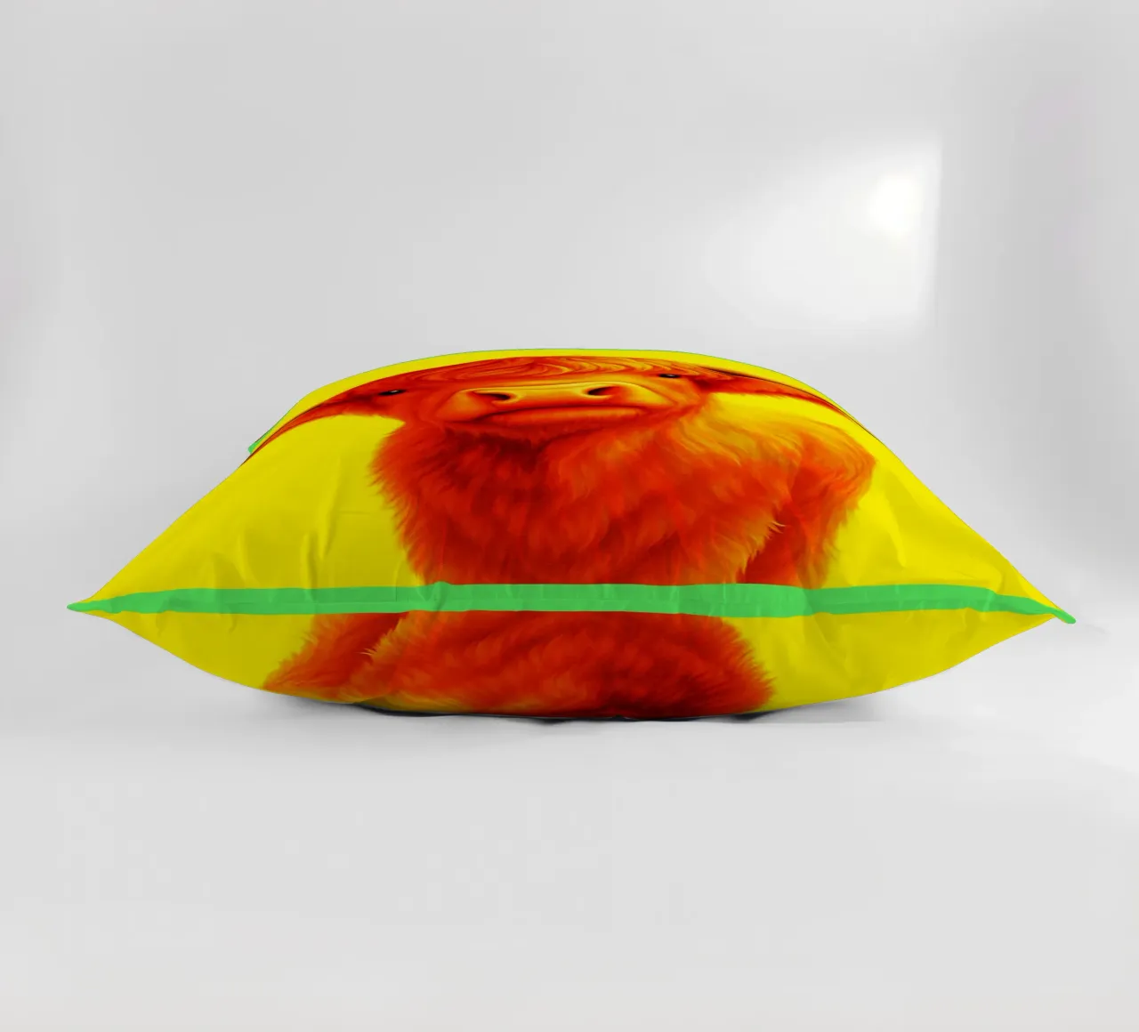 highland cow are you pooping funny toilets decorative cushion by Nayara