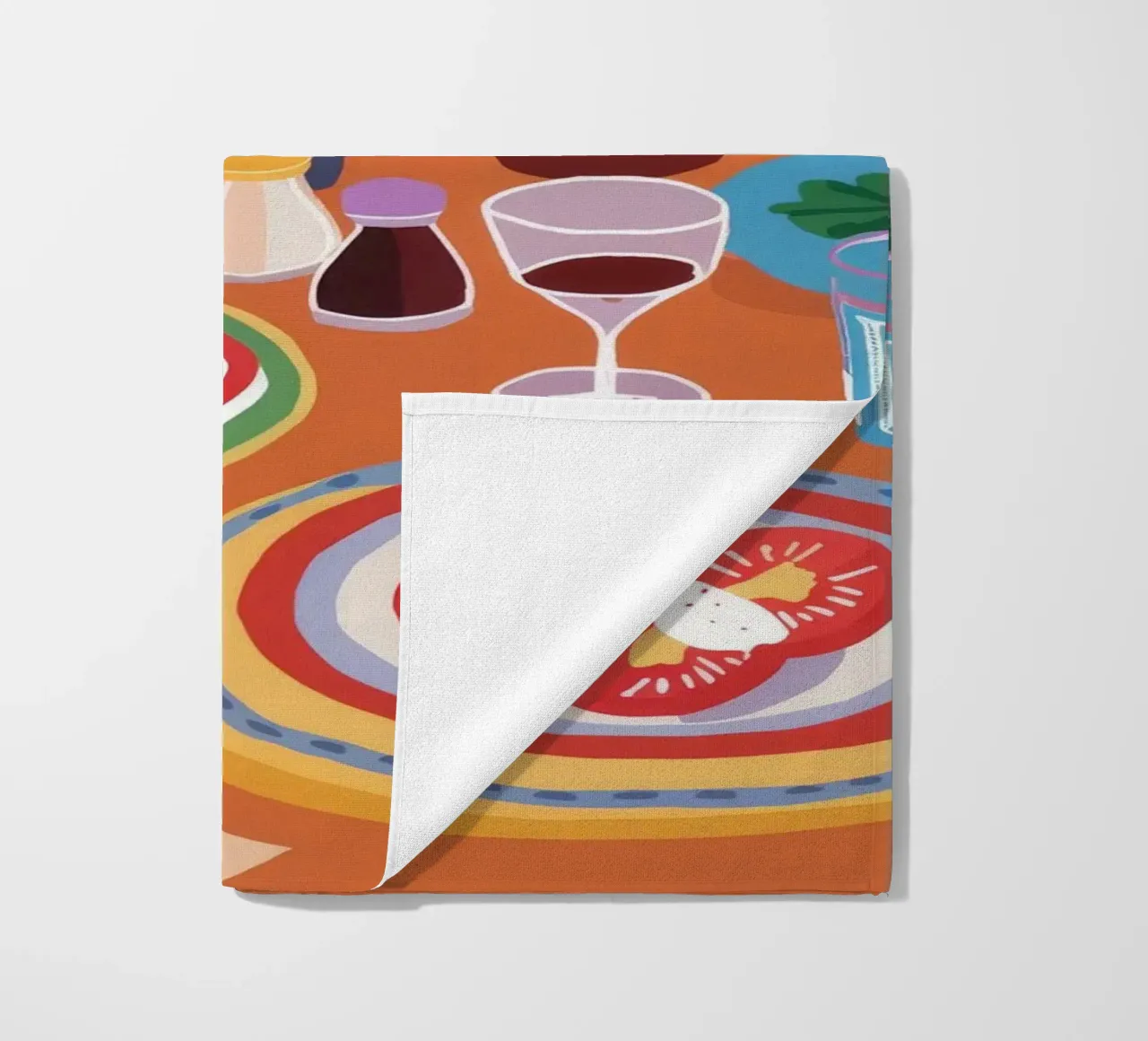 Tavola imbandita a festa product.type.towel-beach common.byCreator Pake Nebula