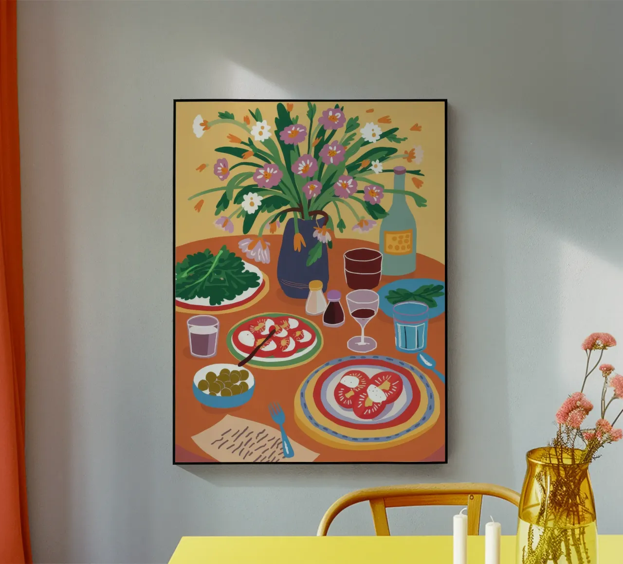 Table de fête plexiglas de Pake Nebula