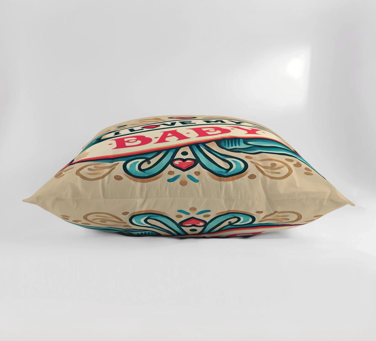 I LOVE MY BABY coussin de Vintage Van Gogh