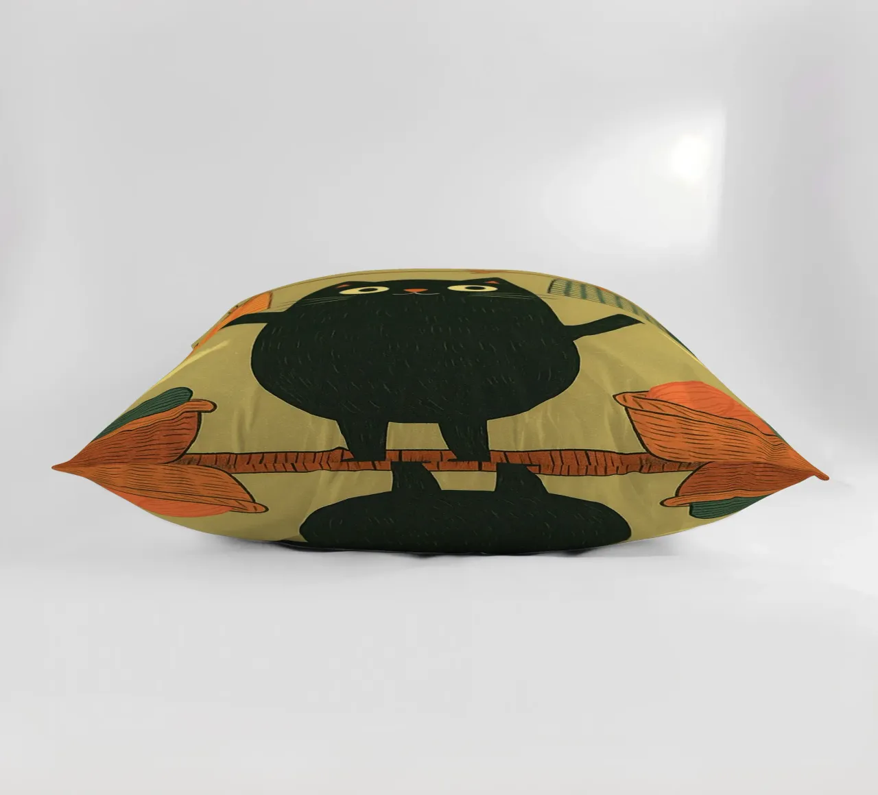 Laundry Today Or Naked Tomorrow Funny Cat Bathroom decorative cushion by Nayara