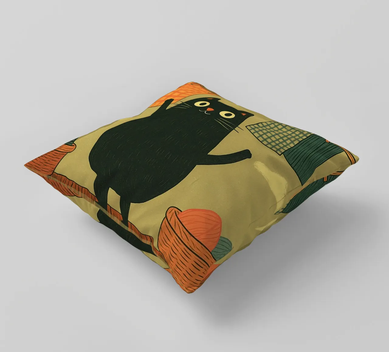 Laundry Today Or Naked Tomorrow Funny Cat Bathroom decorative cushion by Nayara
