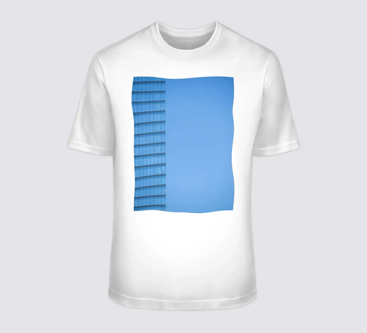 edificio skyline t-shirt da Bleu