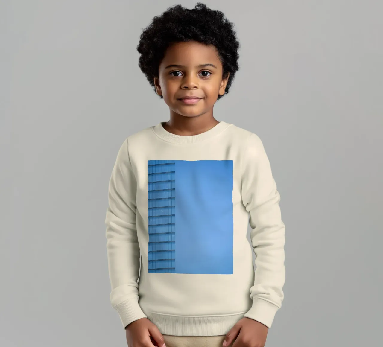 edificio skyline felpa bambino da Bleu