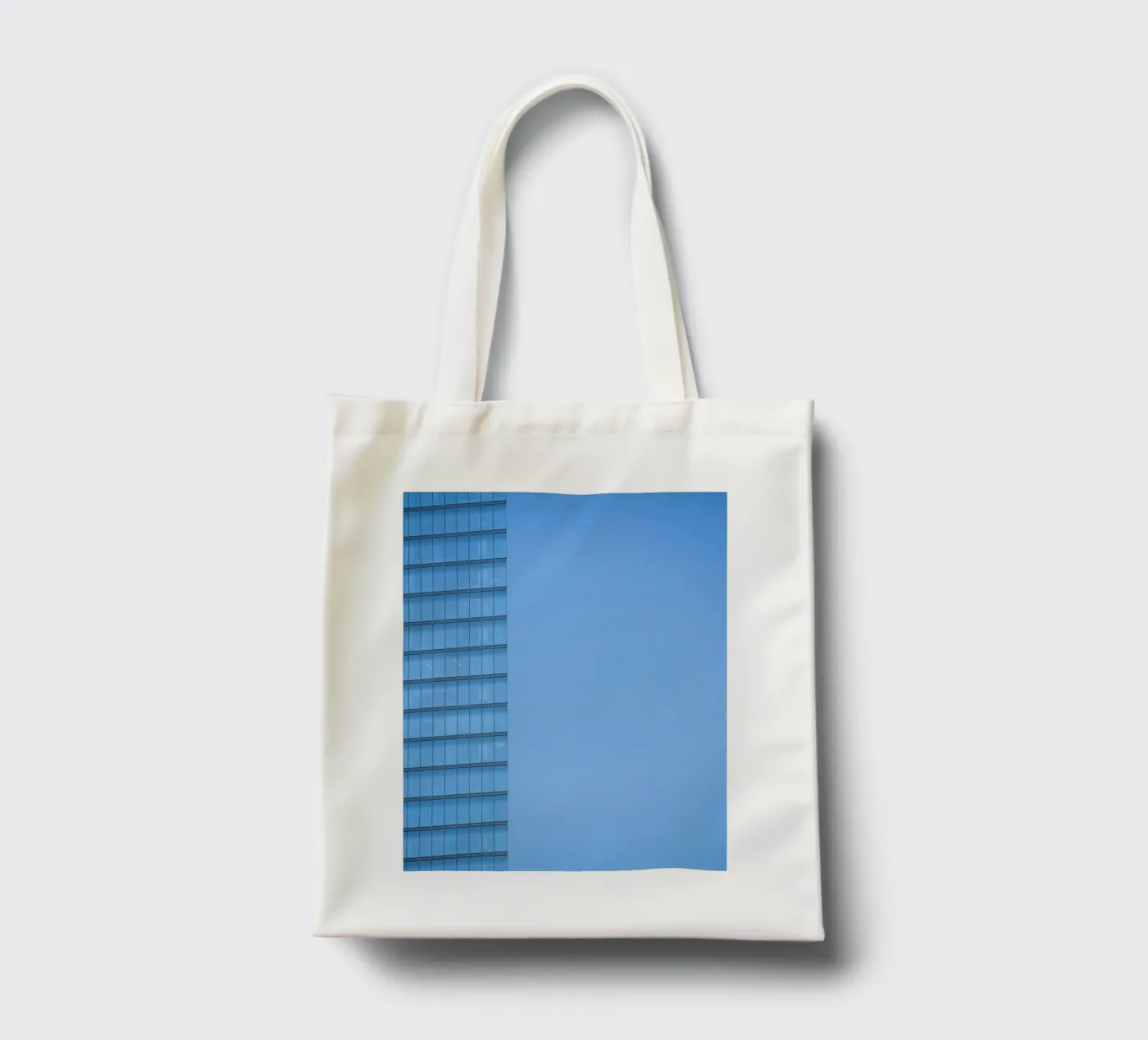 skyline building jute draagtas van Bleu