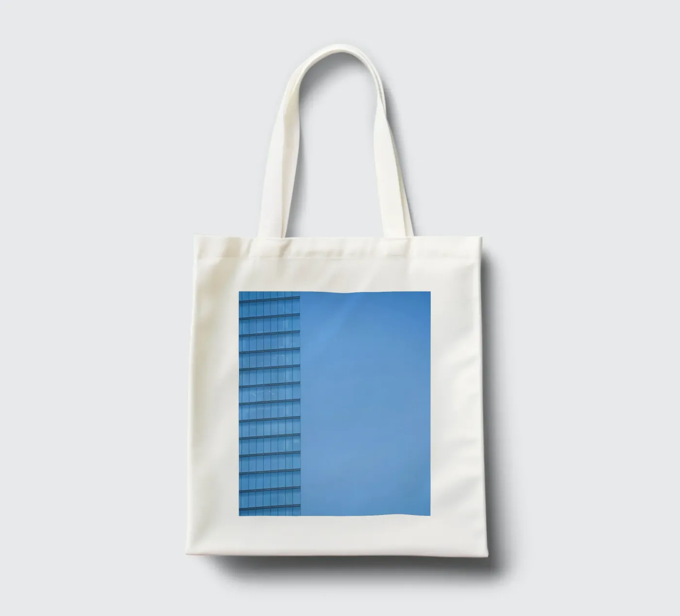 skyline building jute draagtas van Bleu