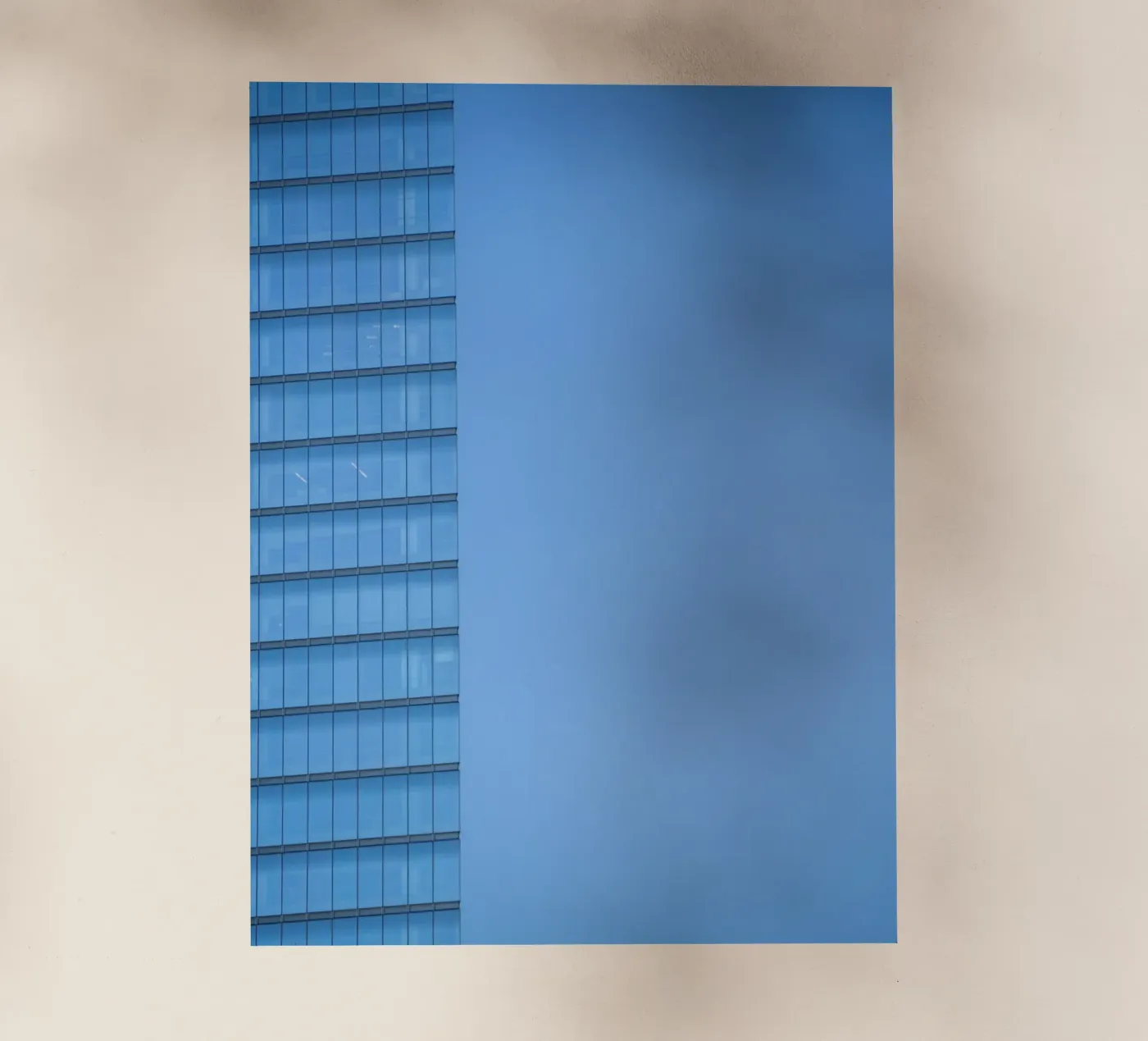 skyline-gebouw backlit folie van Bleu