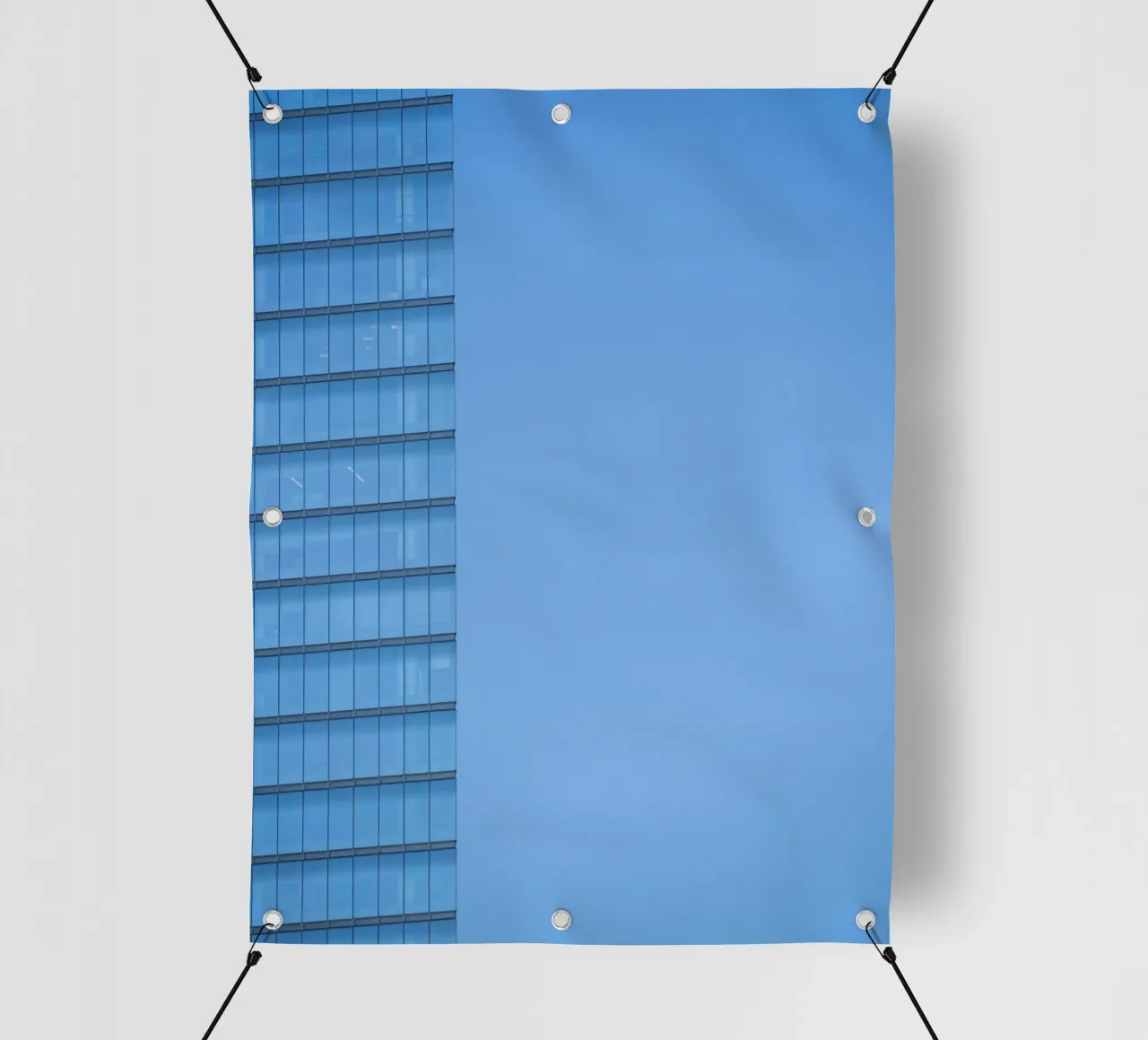 edificio skyline telo in pvc da Bleu