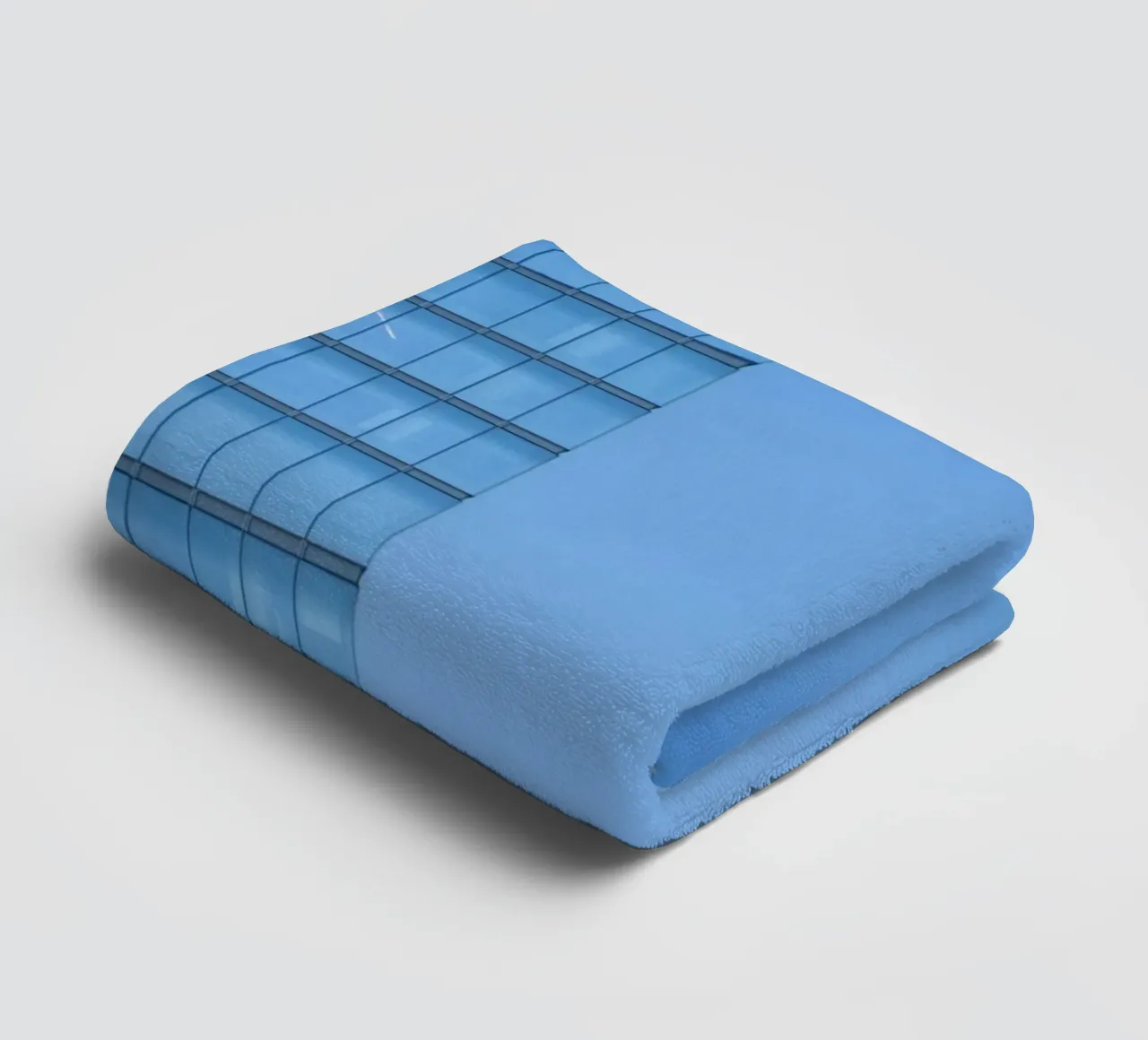 edificio skyline asciugamano da bagno da Bleu