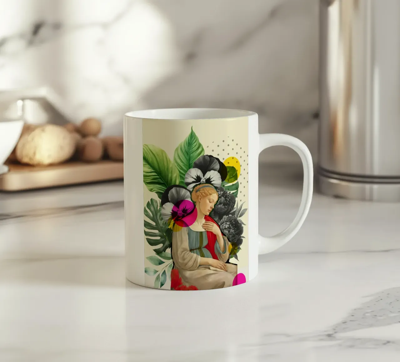 The Garden of Stillness tazza in ceramica da Indigo Rain