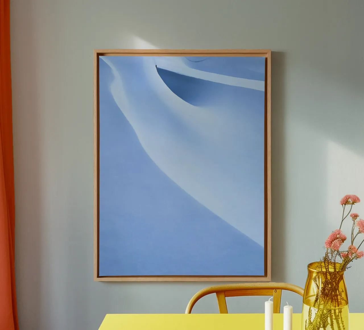 dune di sabbia tela con Cornice a cassetta da Bleu