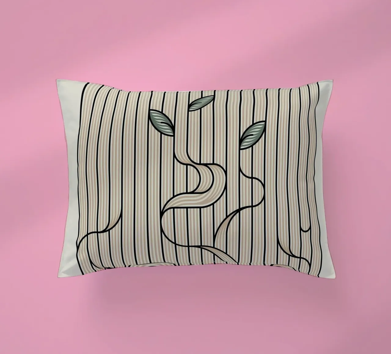 Linien Kurven Kissen von hinity