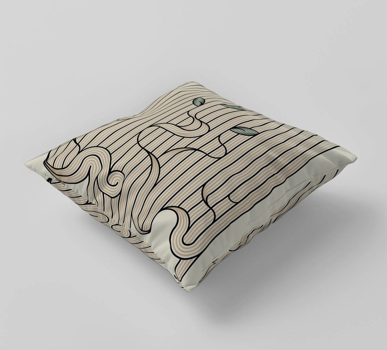 linee curve cuscino da hinity
