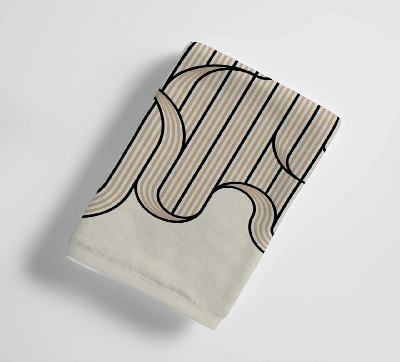 linee curve asciugamano da bagno da hinity