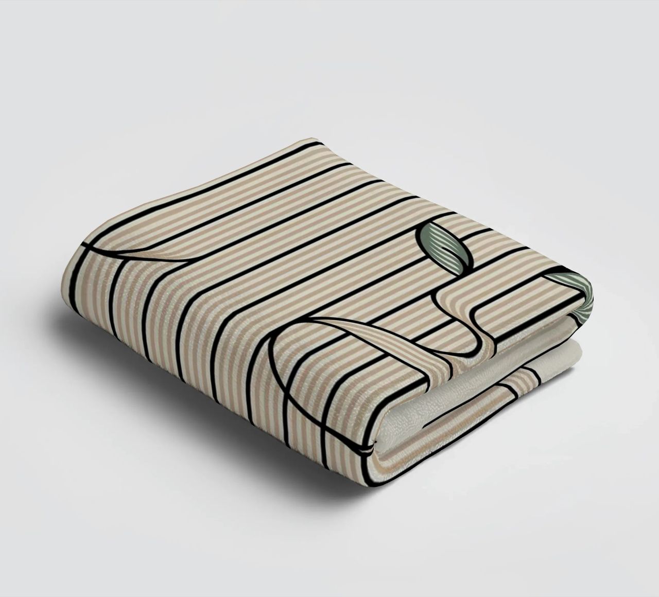 linee curve asciugamano da bagno da hinity