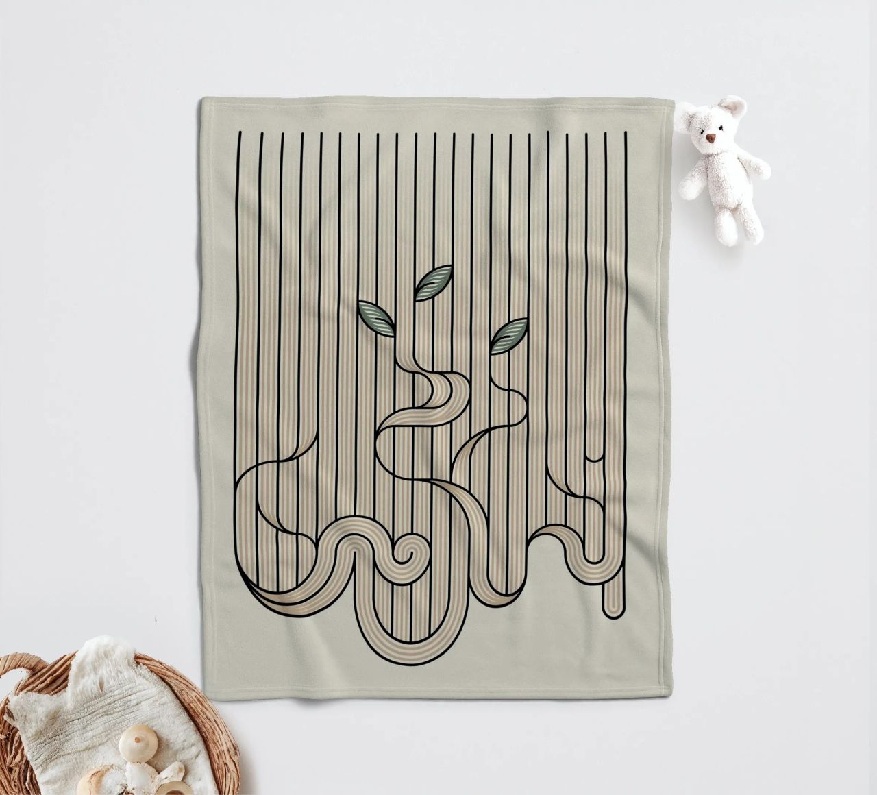 linee curve coperta in pile da hinity