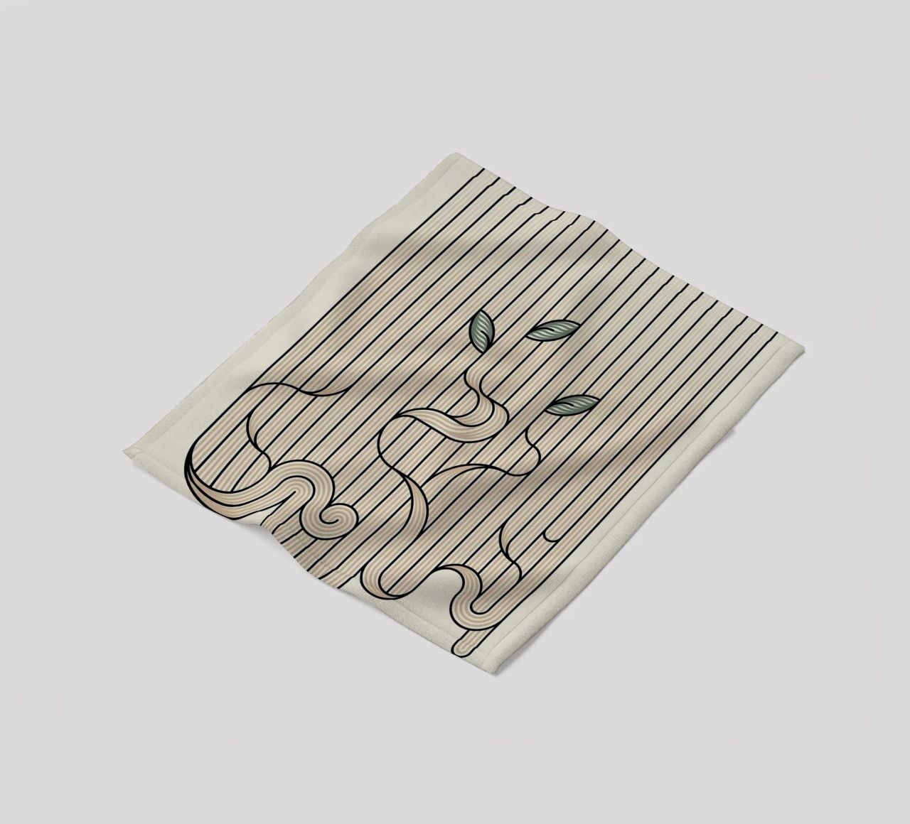 linee curve coperta in pile da hinity