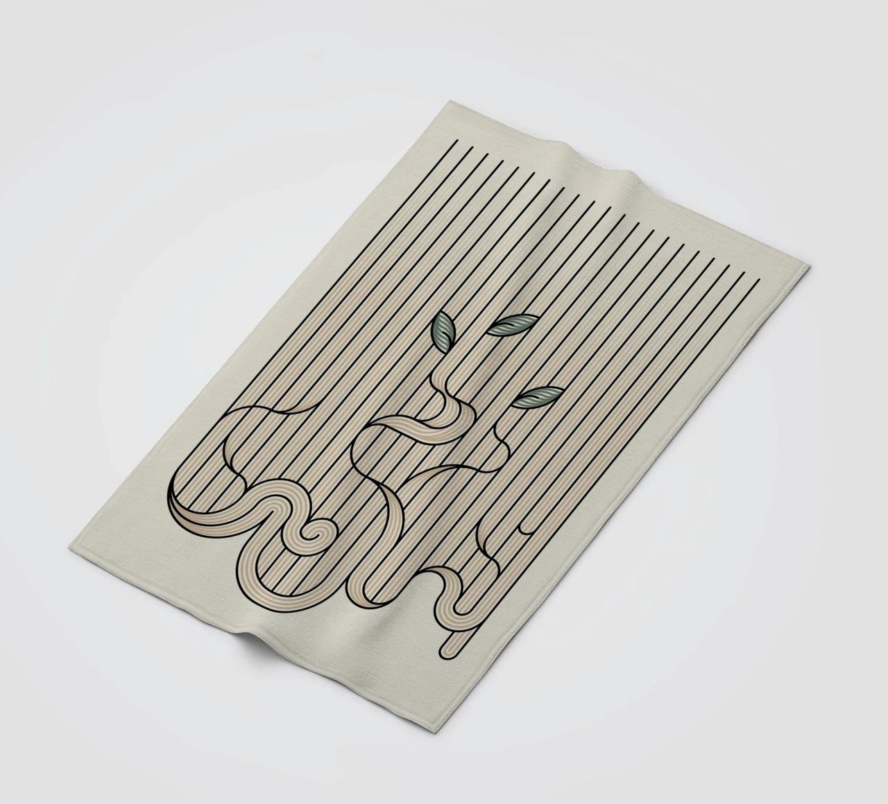 linee curve coperta in pile da hinity