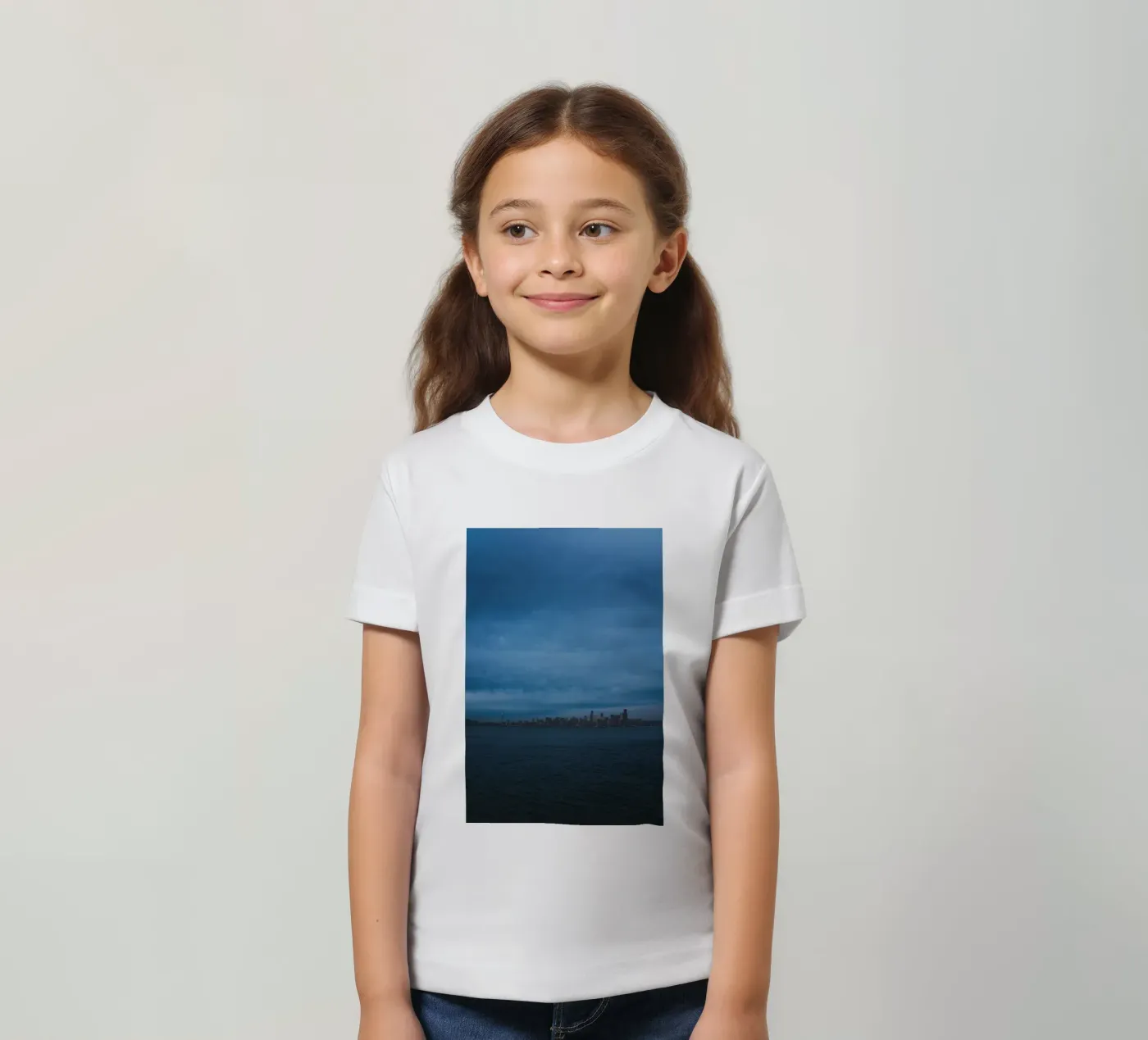 dark cloudy kinder t-shirt van Bleu