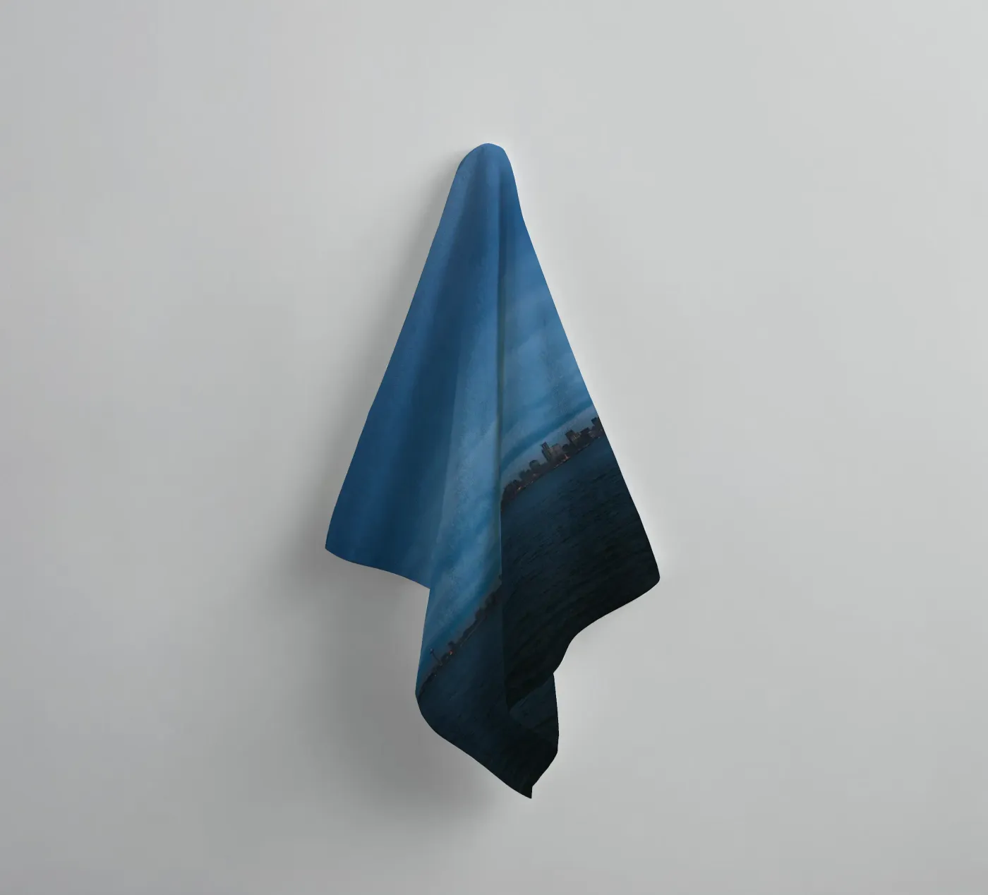 dark cloudy towel by Bleu